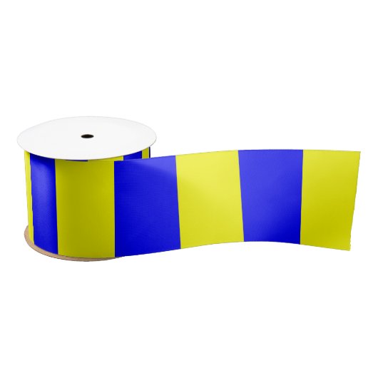 County Wicklow Flag Ribbon Satijnen Lint (Spoel)