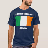County Wicklow, Ierland met Ierse vlag