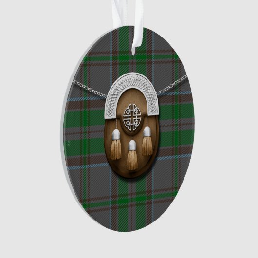 County Wicklow Irish Tartan en Sporran Ornament (voorkant)