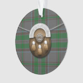 County Wicklow Irish Tartan en Sporran Ornament (voorkant)