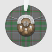 County Wicklow Irish Tartan en Sporran Ornament (voorkant)