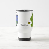 County Wicklow Map & Crest Mokken (Center)