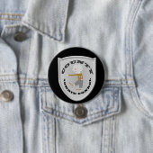 County Zombie Control Badge Ronde Button 7,6 Cm (In situ)