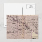 County's Brown en Nicollet, Minnesota Briefkaart (Voorkant / Achterkant)