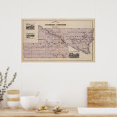 County's Brown en Nicollet, Minnesota Poster (Keuken)