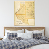 County's Grant, Traverse, Minnesota Canvas Afdruk (Insitu (Slaapkamer))