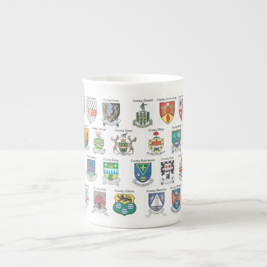 County's of Ireland Bone China Mok (Voorkant)