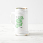 County's of Ireland Map Bierpul (Voorkant links)