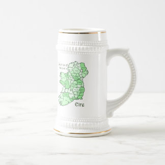 County's of Ireland Map Bierpul