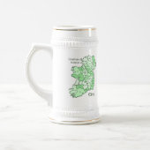 County's of Ireland Map Bierpul (Links)
