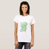 County's of Ireland Map T-Shirts (Voorkant volledig)