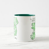 County's of Ireland Map Tweekleurige Koffiemok (Center)