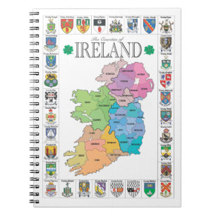 County's of Ireland Notebook Notitieboek