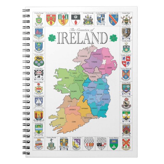 County's of Ireland Notitieboek (Voorkant)
