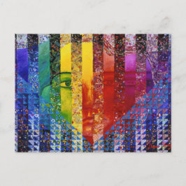 Counundrum I - Rainbow Woman Briefkaart