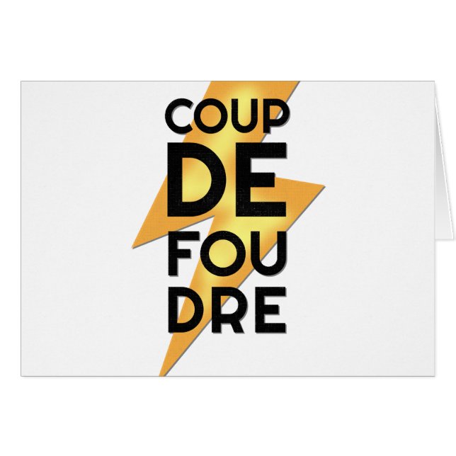 Coup de Foudre - Lightning Strike French (Voorkant Horizontaal)