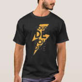Coup de Foudre Retro Lightning Bolt T-shirt (Voorkant)