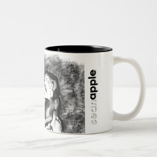 Coup de gras tweekleurige koffiemok (Rechts)