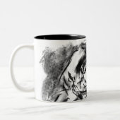 Coup de gras tweekleurige koffiemok (Links)
