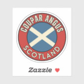 Coupar Angus, Schotland Sticker (Vel)