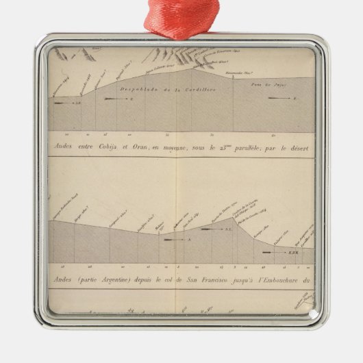 Coupe de divers passages, Andes Metalen Ornament (Voorkant)