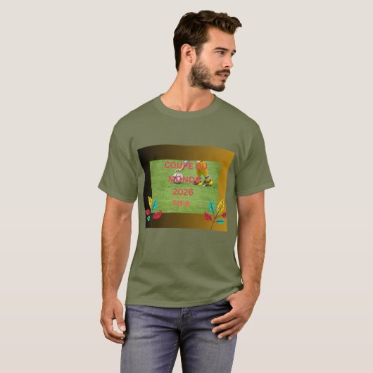 COUPE DU MONDE DE LA FIFA 2026 T-SHIRT (Voorkant volledig)
