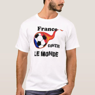 Coupe du Monde - Frankrijk versus Le Monde T-shirt