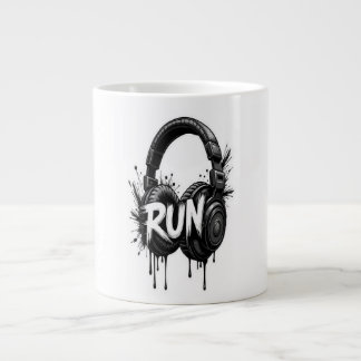 Coupe et musique   grote koffiekop