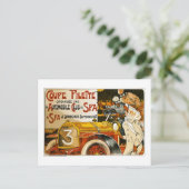 Coupe Pilette  Spaans Poster Automobiel Briefkaart (Staand voorkant)