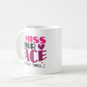 Coupes met lange afstanden Coffee Mok Relatie Cade (Voorkant links)