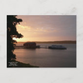 Coupeville Pier op het Briefkaart Dusk (Voorkant)