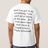 Coupla Schooners T-shirt (Achterkant)