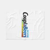 Couplabeers Couple Of Beers Funny Meme Fast Acting Fleece Deken (Voorkant (Horizontaal))