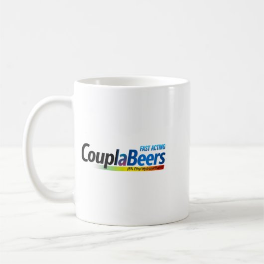 Couplabeers Couple Of Beers Funny Meme Fast Acting Koffiemok (Links)