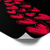 Couple 7 67 - Cute Six Seven Hearts Matching 67 Va Poster (Hoek)