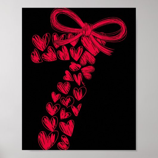 Couple 7 67 - Cute Six Seven Hearts Matching 67 Va Poster (Voorkant)