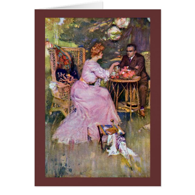 Couple Dining Al Fresco (Voorkant)