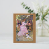 Couple Dining Al Fresco Briefkaart (Staand voorkant)