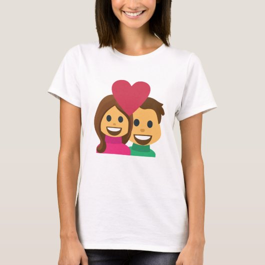 Couple Emoji T-shirt (Voorkant)
