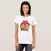 Couple Emoji T-shirt (Voorkant volledig)