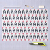 Couple Emperor Penguin Heart Tissuepapier (Craft)