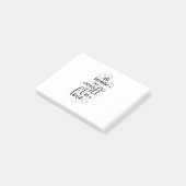 Couple Gift All Because Two People Fell In Love Post-it® Notes (Schuin)
