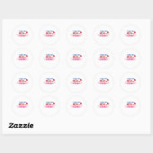 Couple Gift Dreaming Maskless Valelntine Ronde Sticker (Vel)