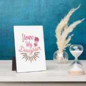 Couple Gift I Love My Daughter Fotoplaat (Zijkant)