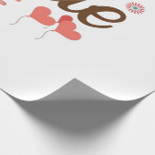 Couple Gift Little Love Cadeaupapier (Hoek)