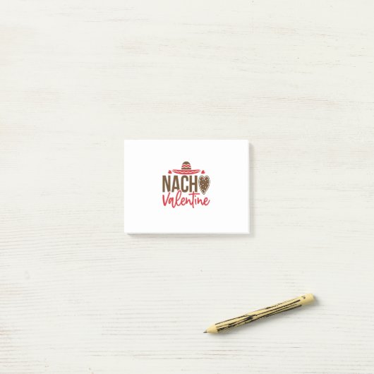 Couple Gift Nacho Valentijn Post-it® Notes (Op bureau)