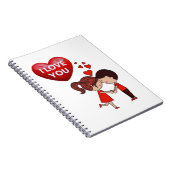 couple image in love! notitieboek (Rechterzijde)