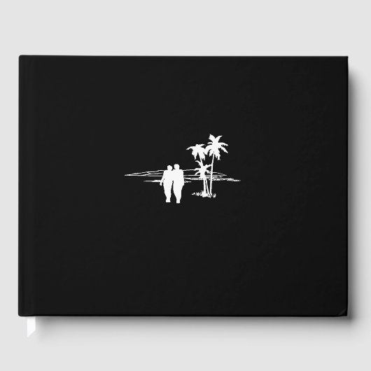 couple in beach gastenboek (Voorkant)