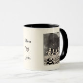 Couple In love Ink Painting Customizable Mug Mok (Voorkant rechts)