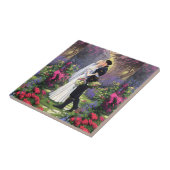 Couple in The Park-56476 Tegeltje (Zijkant)